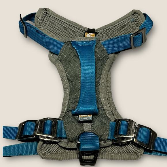 Kurgo Journey Air Dog Harness Size Medium (M) Blue Gray Unisex With Handle - Picture 2 of 6
